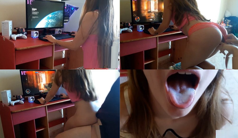 My little Gamer Sister - Teach Your Sister to Orgasm mp4 HD 2018 4