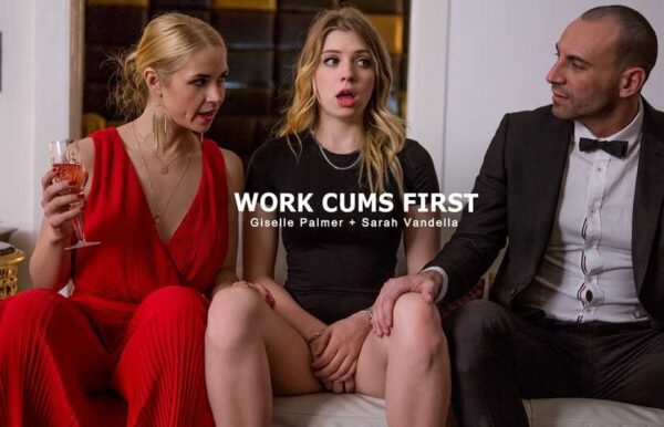 Giselle Palmer, Sarah Vandella - Work Cums First SD 2018 3