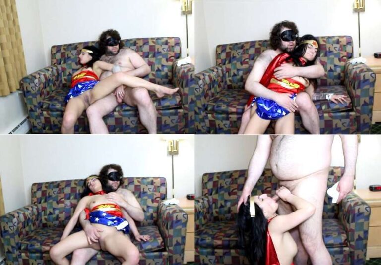 Limp Fetish – Wonder Woman Is Knocked Out, Felt Up, And Forced To Suck Cock With Violet Sky