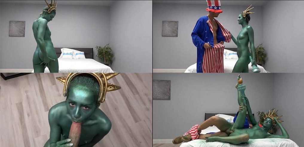 Manyvids Camsoda – Statue of Liberty Fucks Uncle Sam HD avi [720p/2018]