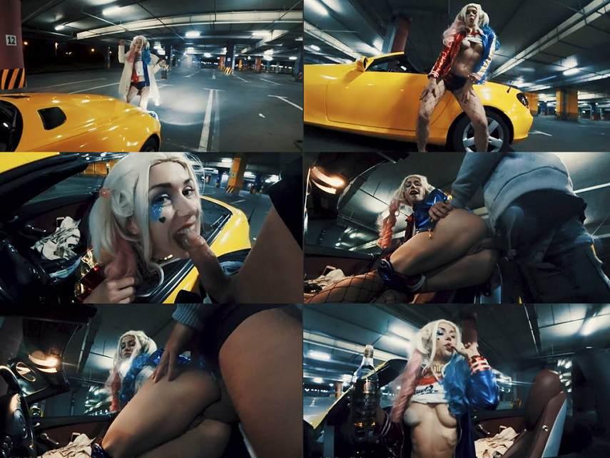 Mia Bandini - Public fuck with horny Harley Quinn - halloween, superheriones FullHD mp4 1080p 3