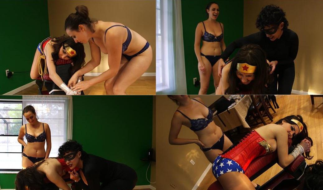 Heroines of Fetishland - Hannah Perez, Karly Salina - Double Crossing Decoy FullHD mp4 3