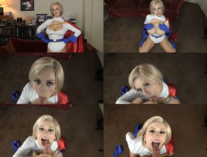 Sloppy Blowjob from Power Girl - cosplay, dc comic book HD mp4 3