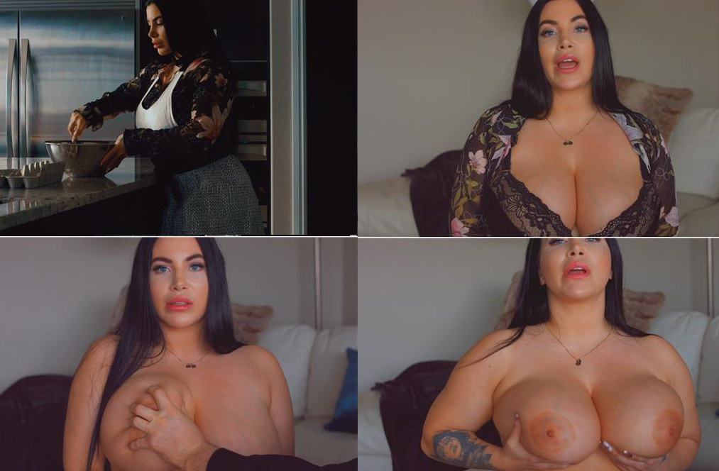 Canadian Kim Kardashian - My Son's Uncontrollable Boob Obsession - Mommy Incest Video FullHD mp4 3