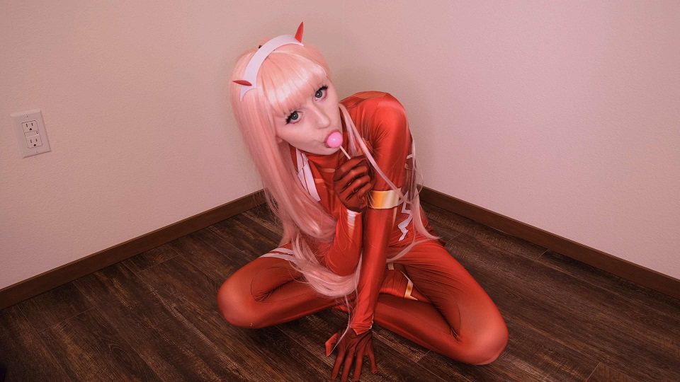 Tweetney - Zero two's test ride - Huge Dildo Riding 4k