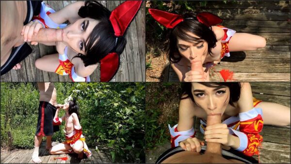 Manyvids Leage of Legends Cosplay – Emily Grey – Ahri vs Lee Sin Part 1 Orly FullHD mp4