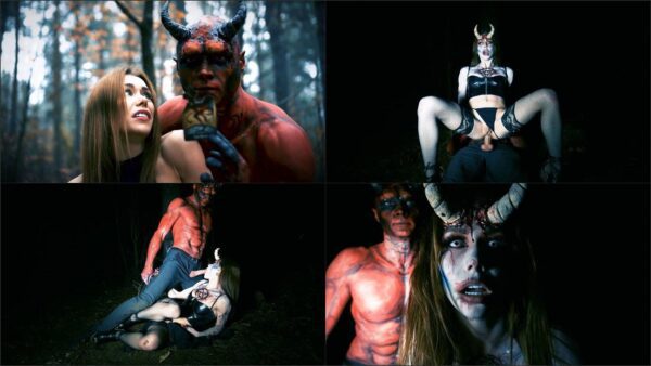 Mia Bandini - Fortuneteller teen in the forest turns - Halloween2019, devil FullHD mp4 1