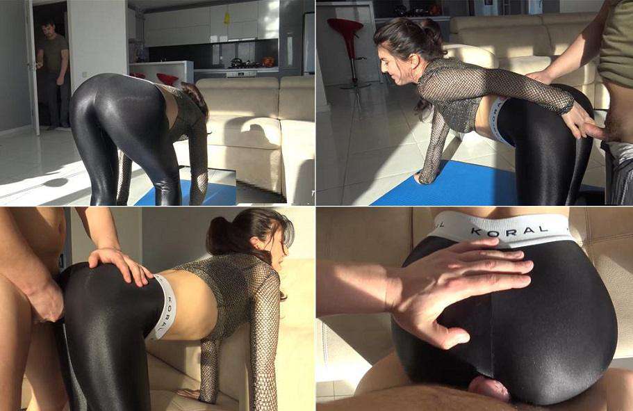  Addiction - My Roommate - Cum On Mommy`s Yoga Pants FullHD 