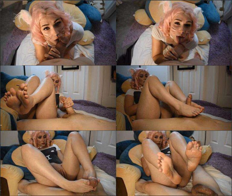 HoloWulf – Kitty GF Gives You a Footjob – Cat Girl FullHD 1080p