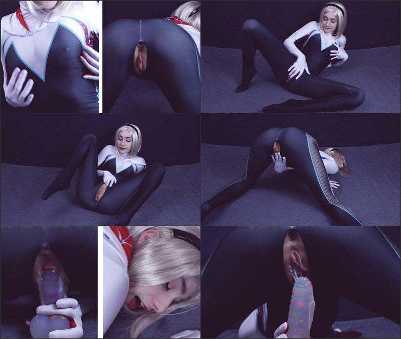 PieAllTheTime - Spider Gwen in A Sticky Situation FullHD 1080p 3