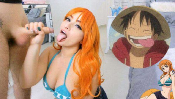 Cosplay Porn Emanuelly Raquel – Cosplay Nami one piece blowjob FullHD 1080p