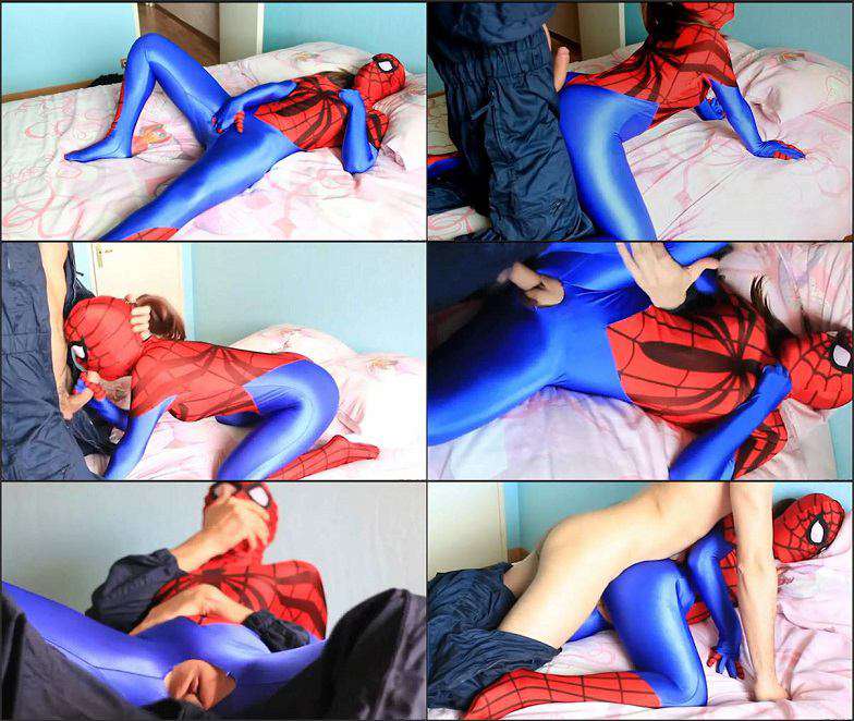 Nylon Extreme - Superhroines Spidergirl Zentai Fuck blow FullHD 1080p