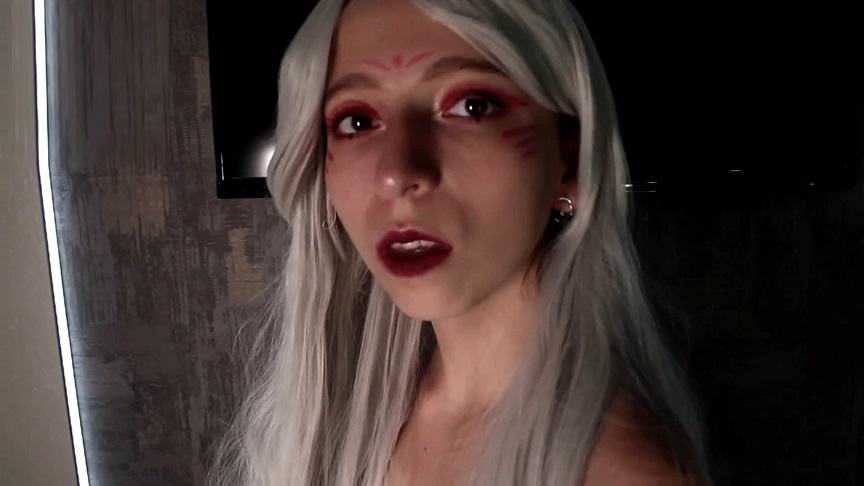 Clem_Pie - Crazy Babe Facefuck On Halloween Night - Cosplay Porn FullHD 1080p