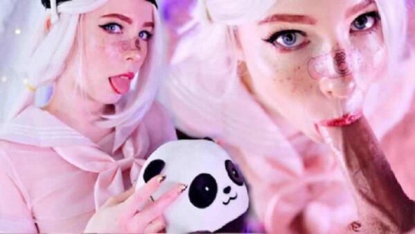 MollyRedWolf – Fucked by a devoted fan E-girl cosplay – ahegao cumshot FullHD 1080p