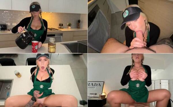 ofleak Wett Melons – Starbucks Girl Hot Fuck In The Kitchen FullHD