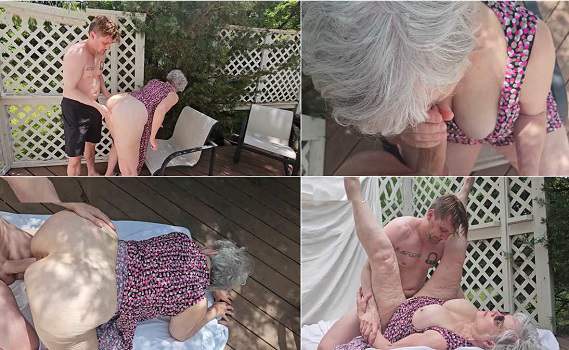 Sunny Summer Sunday After Church With Grandma Outdoors – VMvideo 1080p