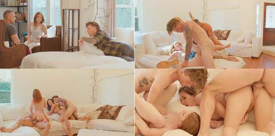 A Foursome to fix our family – Katerina DeVille, Elizabeth Skylar 1080p