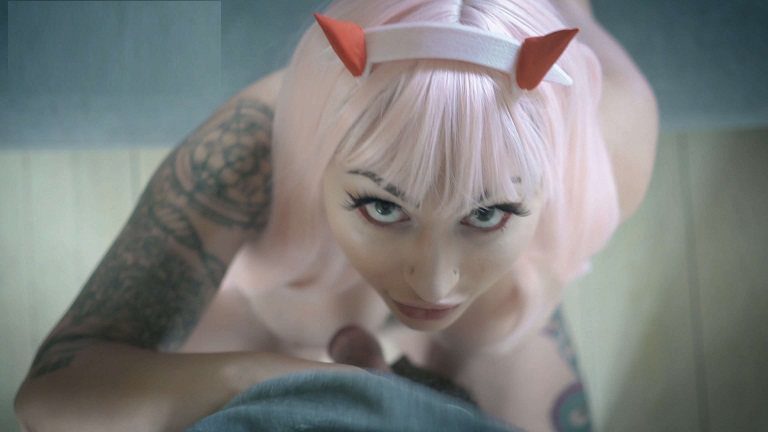 reiinapop – 4K Big Cummy Facial for Zero Two – Heroine Adventures Porn 4k [2160p/2019]