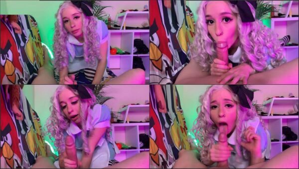AliceBong - Alice in the land of blowjobs - Cosplay Porn Alice in Wonderland FullHD mp4 1080p 1