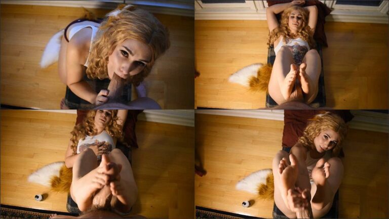 Holothewisewulf – Footjob from a Fox Girl – Cospay Porn FullHD mp4
