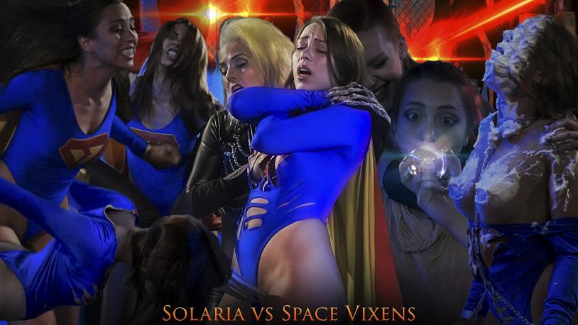 Permalink to Coco and Belle Fatale Solaria vs Space Vixens from The Battle ...