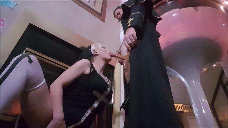 Canditits - Nun Sucking and Ass Fucked By Priest - Anal, Holy Father SD mp4