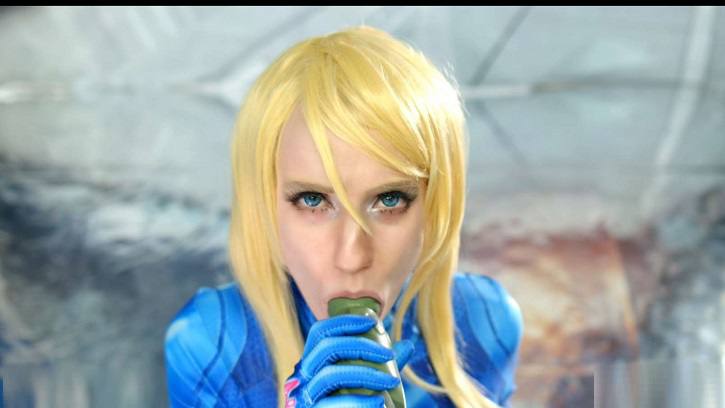 Samus Aran Subdues The Alien Threat 4k 2160p