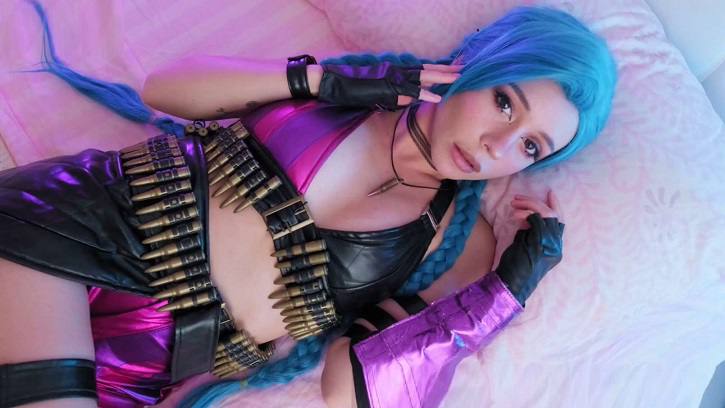 AliceBong – Anal play for Jinx – Leage of Legends Cosplay porn 4K 2160p