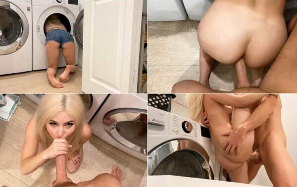 My Sister Stuck in the Dryer Again - Aria Banks, Johnny Sins FullHD 1080p 3