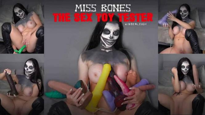 KimberleyJx – Miss Bones: The Sex Toy Tester FullHD 1080p