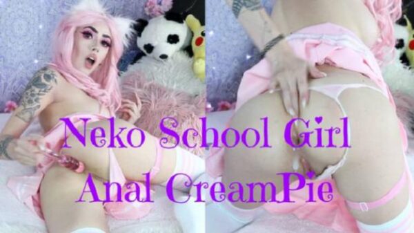 Fantasy Parody Kiittenymph – Neko SchoolGirl Anal CreamPie FullHD 1080p