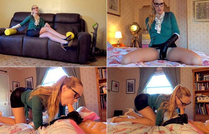 Auntys BJ In Sexy Shoes Leather Gloves – Ariel Anderssen FullHD 1080p