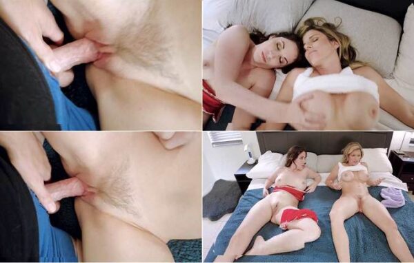 Limp Family Sex on the Bed - Luke Longly, Amiee Cambridge and Cory Chase HD 720p 4