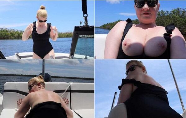 A Very Taboo Boat Ride: Mommy Son Outdoor Fuck - Vera James aka sexyblonde69xx FullHD 1080p 1