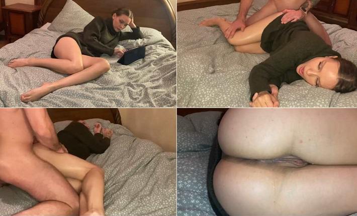 Overexcited stepdaughter quieted down and got a dick in her wet pussy – pcngl420 HD 720p