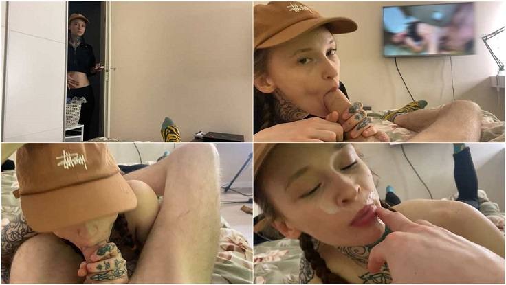 Onlyfans Ginger sweetness – Helping stepbro cum while watching porn FullHD 1080p