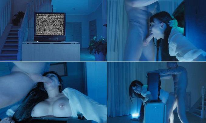 Halloween night Octokuro – Sadako Stuck in TV FullHD 1080p
