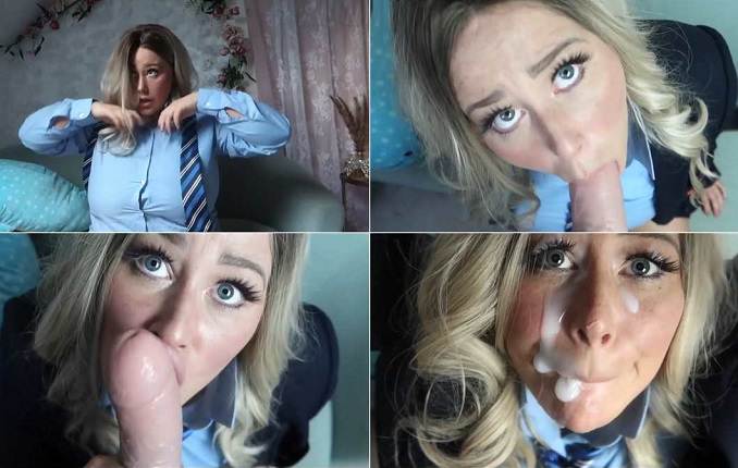 Reluctant daughter face fucked before school by pervert Dad – LuluBlue_x HD 720p