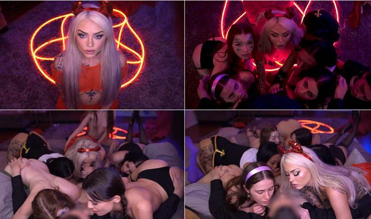 Mind Under Master Angel Windell, Bianca Bangs, Myra Moans, Penelope Reed, Sia Wood, Nichole Saphir – Halloween Harem FullHD 1080p