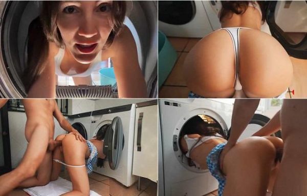 Onlyfans MySweetApple - Step Borther Help Young Step Sister Unstuck From Washing Machine FullHD 1080p 2