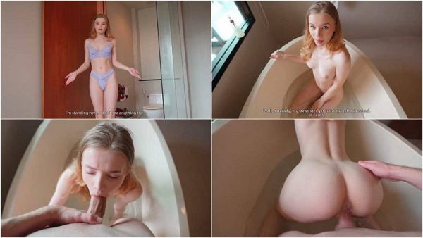 Onlyfans Diana Rider - Step-Sister, Why are you getting into my Bath?! I just want to watch YouTube! FullHD 1080p 4