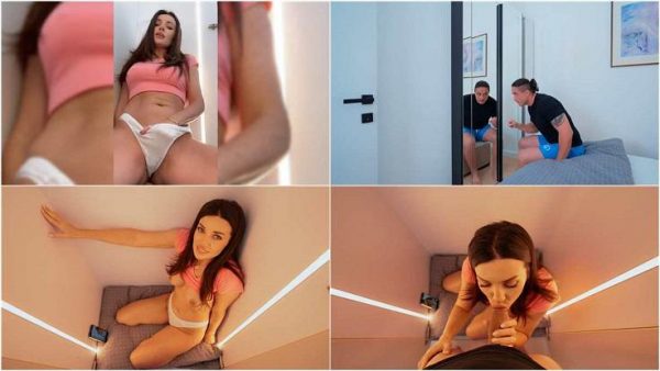 Onlyfans Luna Roulette - I caught my stepsister masturbating in the closet FullHD 1080p 3